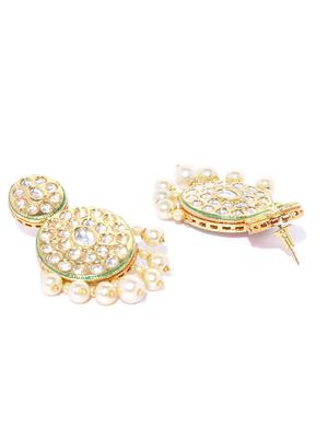 gold copper drop earring - 17565071 - Standard Image - 4