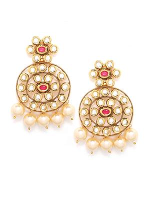 red copper chandballi earring - 17565075 - Standard Image - 3