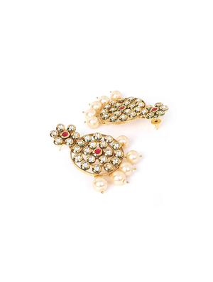 red copper chandballi earring - 17565075 - Standard Image - 4