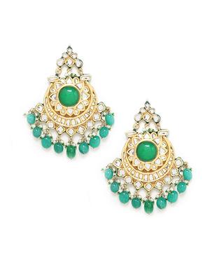 green copper chandballi earring - 17565081 - Standard Image - 3