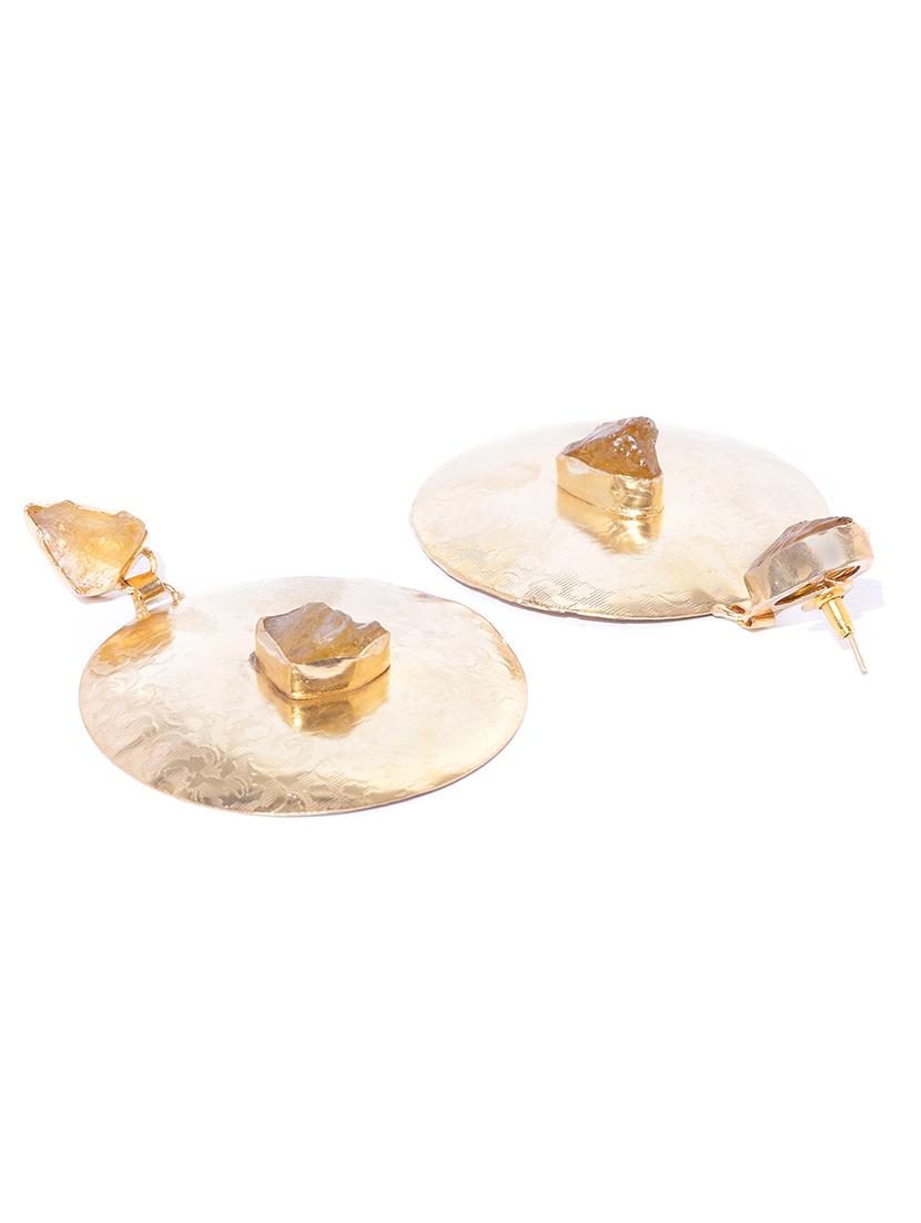 brown brass chandballi earring - 17565089 - Zoom Image - 3