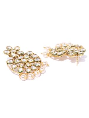 gold copper chandballi earring - 17565100 - Standard Image - 4