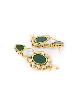 green copper drop earring - 17565113 - Standard Image - 3