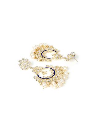blue copper chandballi earring - 17565114 - Standard Image - 3