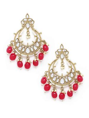 multi colored copper chandballi earring - 17565115 - Standard Image - 2