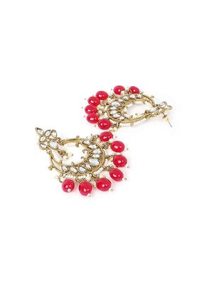 multi colored copper chandballi earring - 17565115 - Standard Image - 3