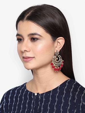 multi colored copper chandballi earring - 17565115 - Standard Image - 4