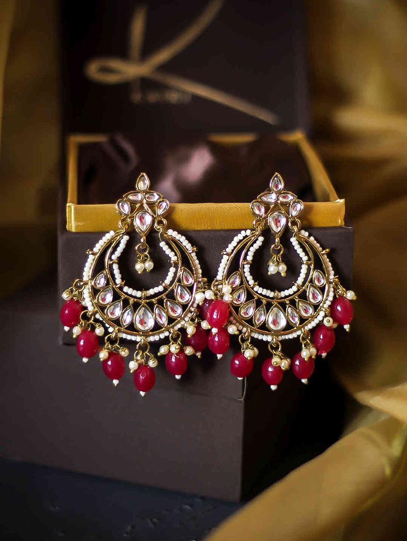 multi colored copper chandballi earring - 17565115 - Zoom Image - 1