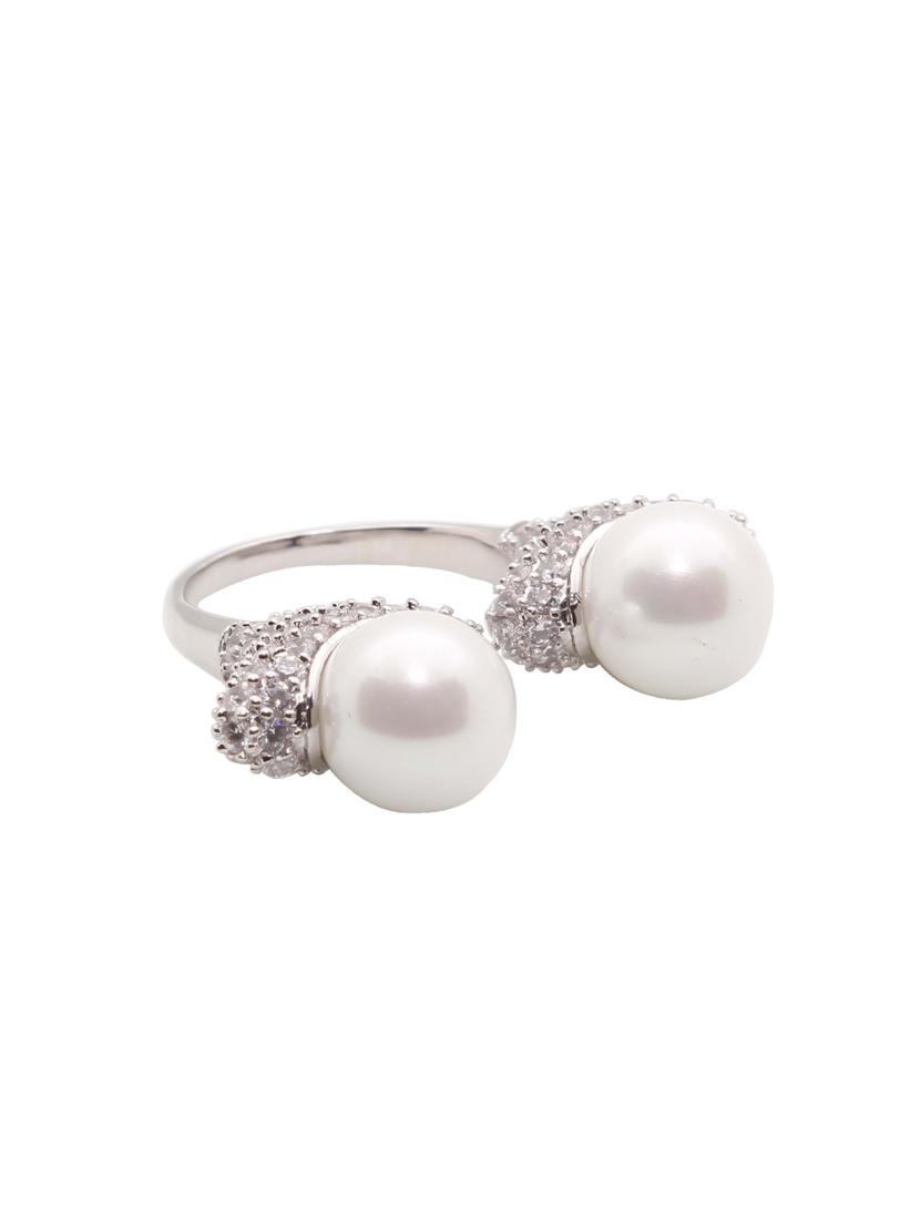 silver metal finger ring - 17565161 - Zoom Image - 2