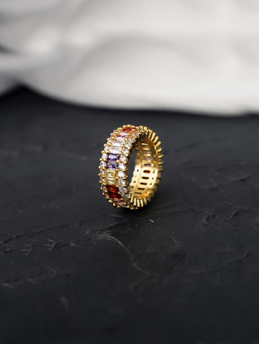multi colored metal finger ring - 17565165 - Zoom Image - 3