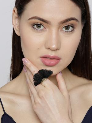 black metal finger ring - 17565172 - Standard Image - 6