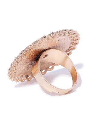gold metal finger ring - 17565200 - Standard Image - 4
