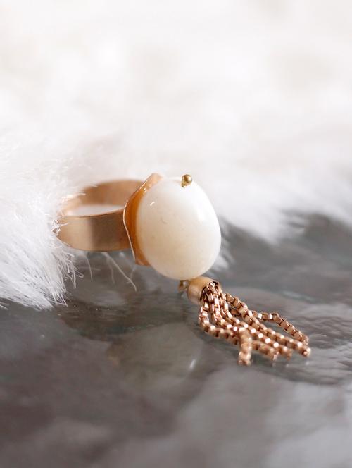 white metal finger ring - 17565204 - Standard Image - 1