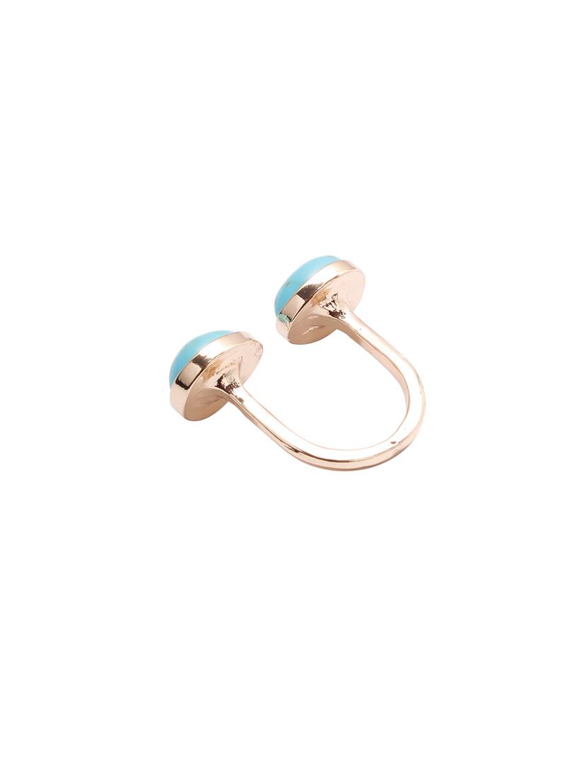 blue metal finger ring - 17565205 - Zoom Image - 5