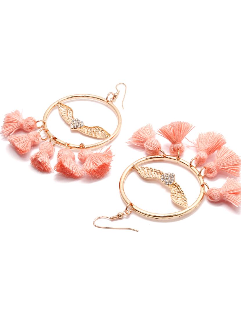 pink metal other earring - 17565223 - Zoom Image - 3