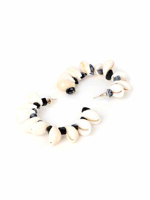 black metal chandballi earring - 17565230 - Standard Image - 2