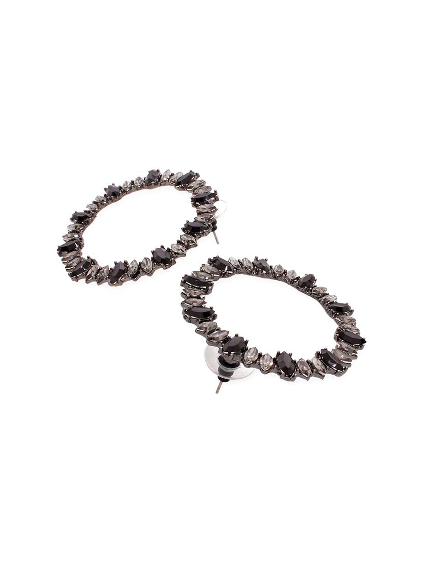 black metal drop earring - 17565246 - Zoom Image - 3