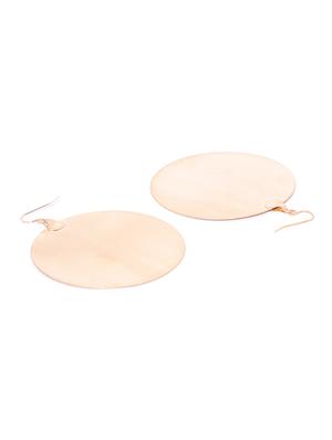 gold metal drop earring - 17565251 - Standard Image - 3