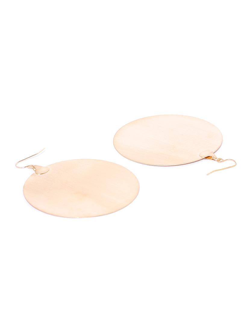 gold metal drop earring - 17565251 - Zoom Image - 3