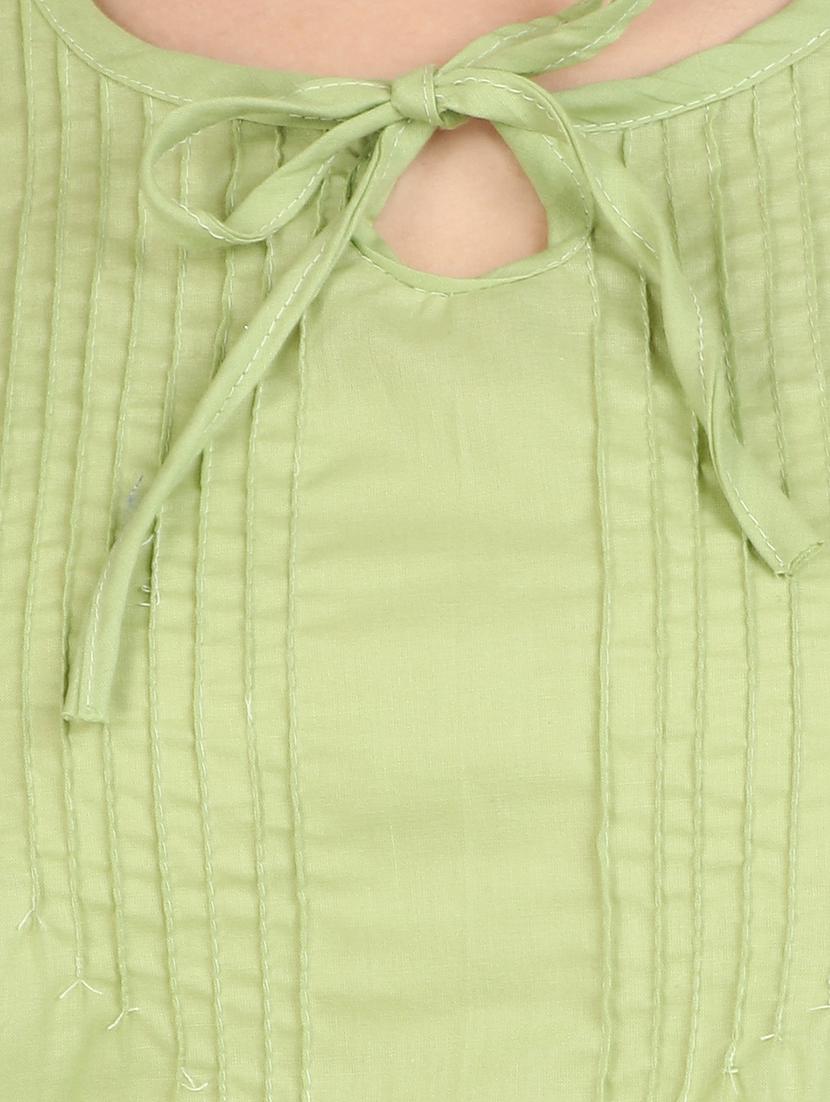 tie up neck blouson top - 17565406 - Zoom Image - 5