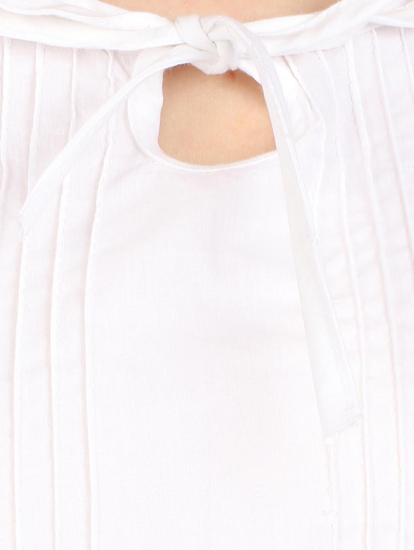 tie up neck blouson top - 17565413 - Zoom Image - 5