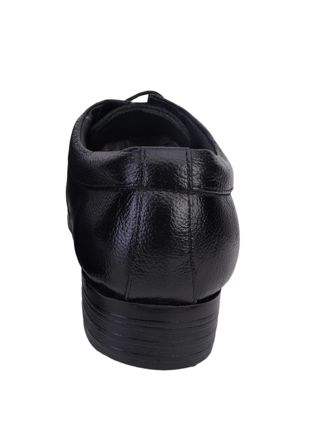 black leatherette laceup derbies - 17565498 - Zoom Image - 4