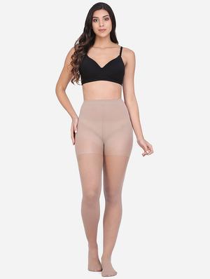 brown nylon blend stockings - 17565657 - Standard Image - 4