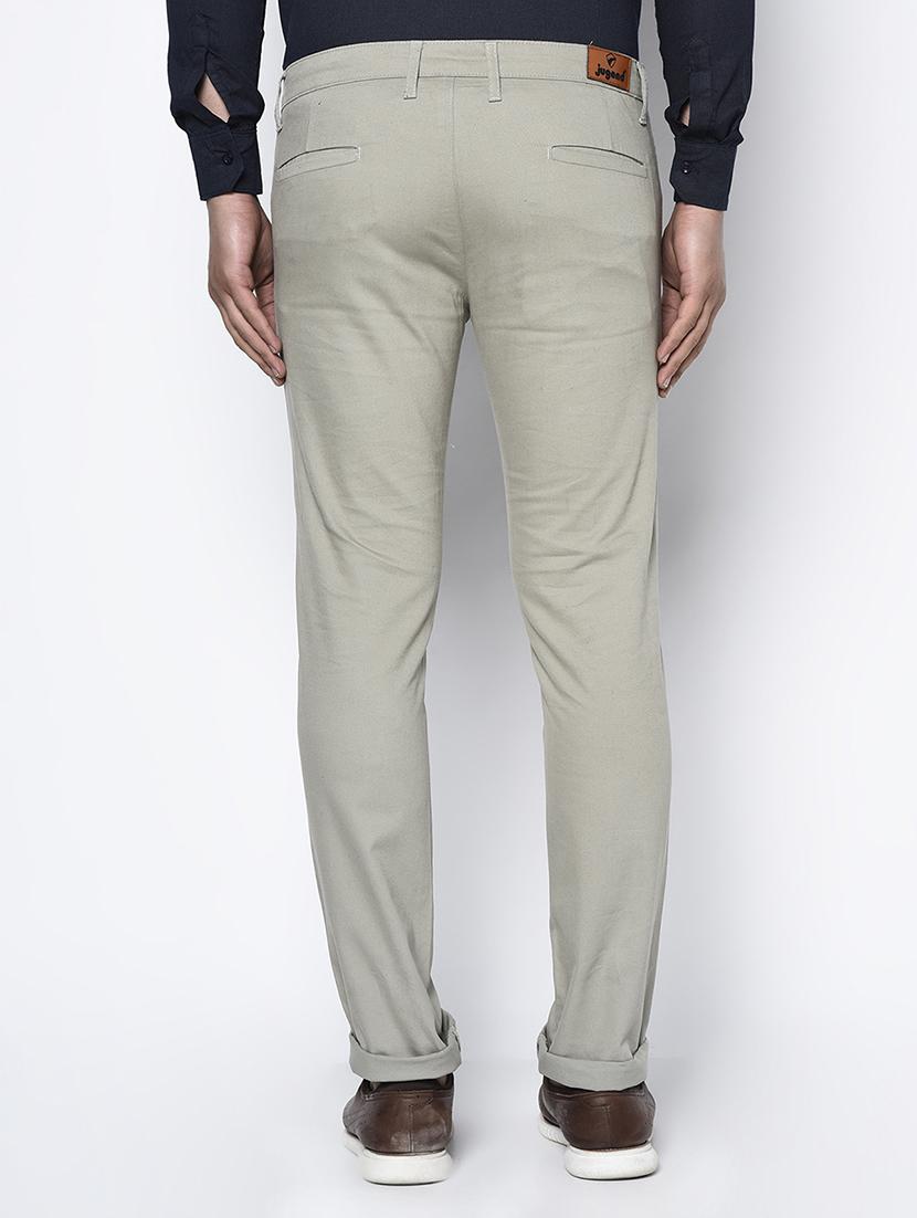 grey solid chinos - 17565669 - Zoom Image - 3