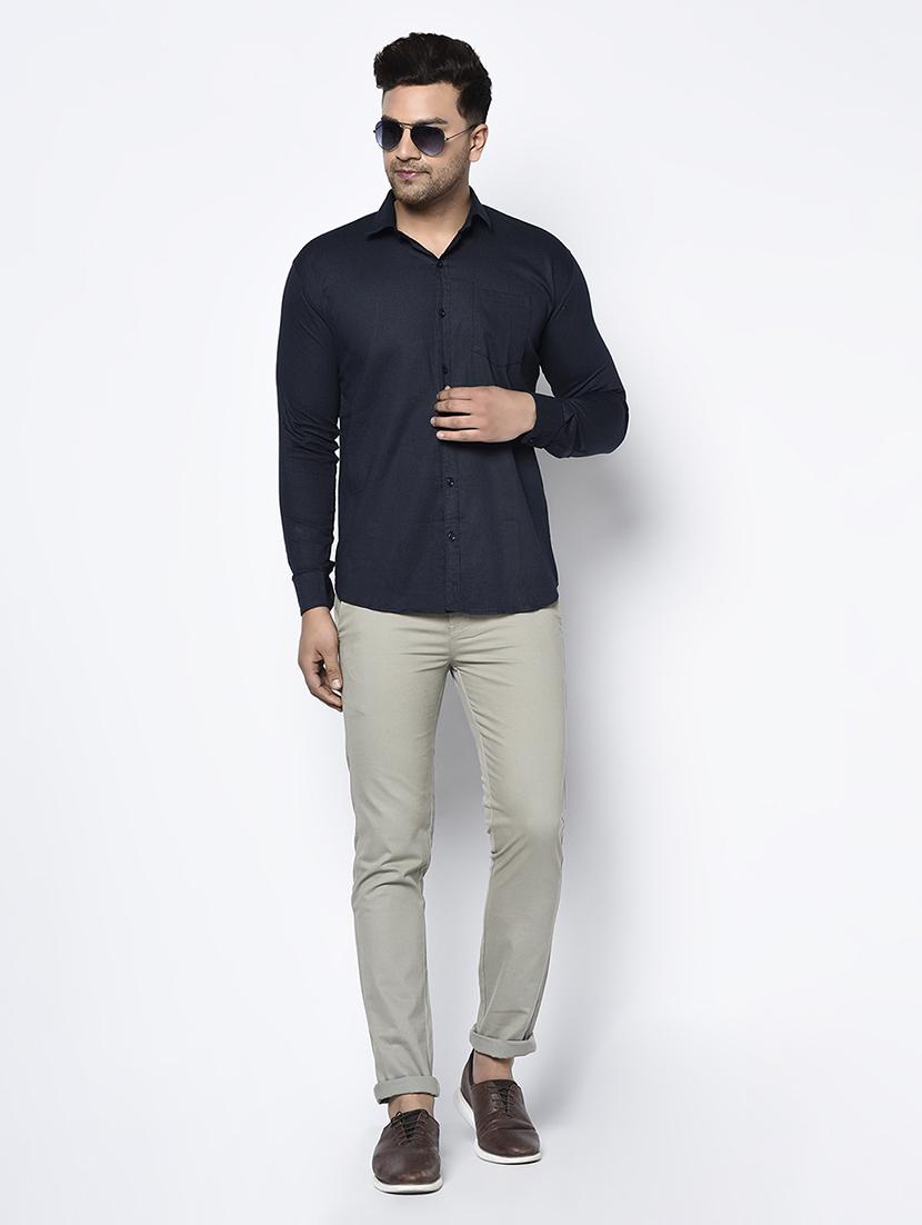 grey solid chinos - 17565669 - Zoom Image - 4