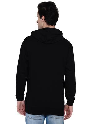 black solid fleece sweatshirt - 17565791 - Standard Image - 3