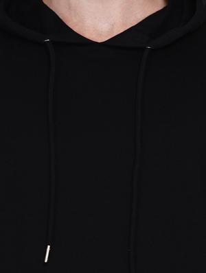 black solid fleece sweatshirt - 17565791 - Standard Image - 5