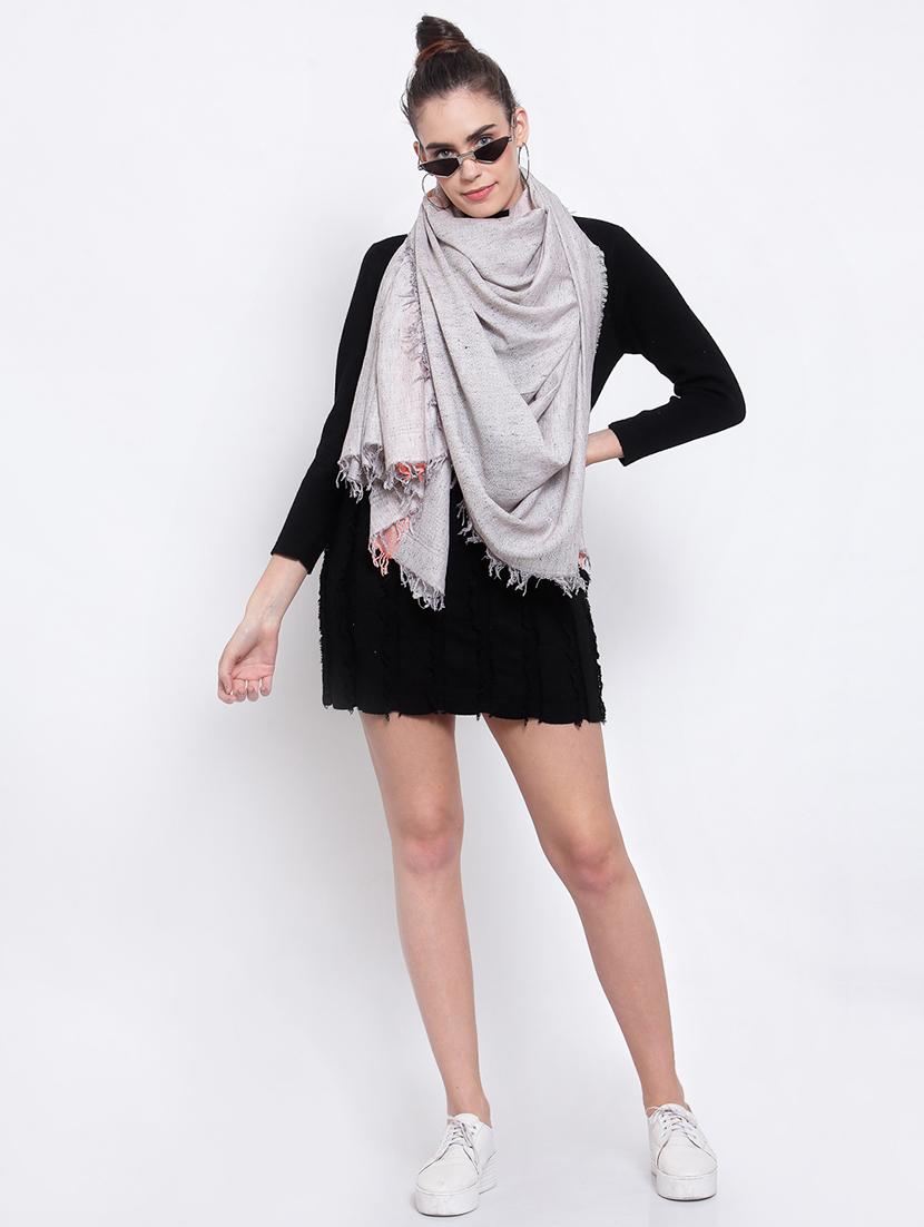 white cotton scarf - 17566091 - Zoom Image - 3
