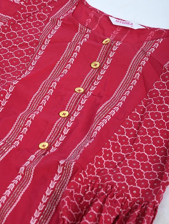printed maxi ethnic dress - 17566533 - Zoom Image - 4