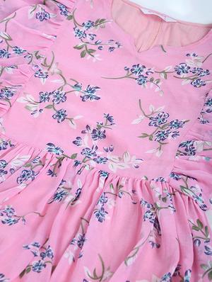 ruffle detail maxi dress - 17566540 - Standard Image - 4