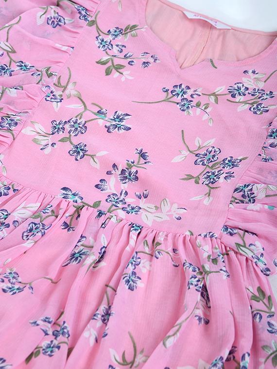 ruffle detail maxi dress - 17566540 - Zoom Image - 4