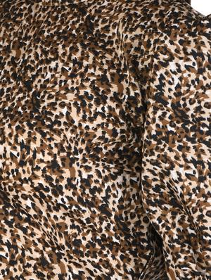 mock neck animal print top - 17566568 - Standard Image - 4