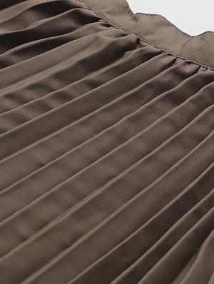 high rise accordion pleated skirt - 17567007 - Standard Image - 5