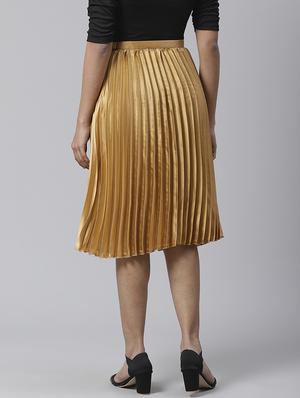 high rise accordion pleated skirt - 17567009 - Standard Image - 3
