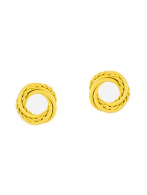 yellow rubber studs earring - 17567060 - Standard Image - 2