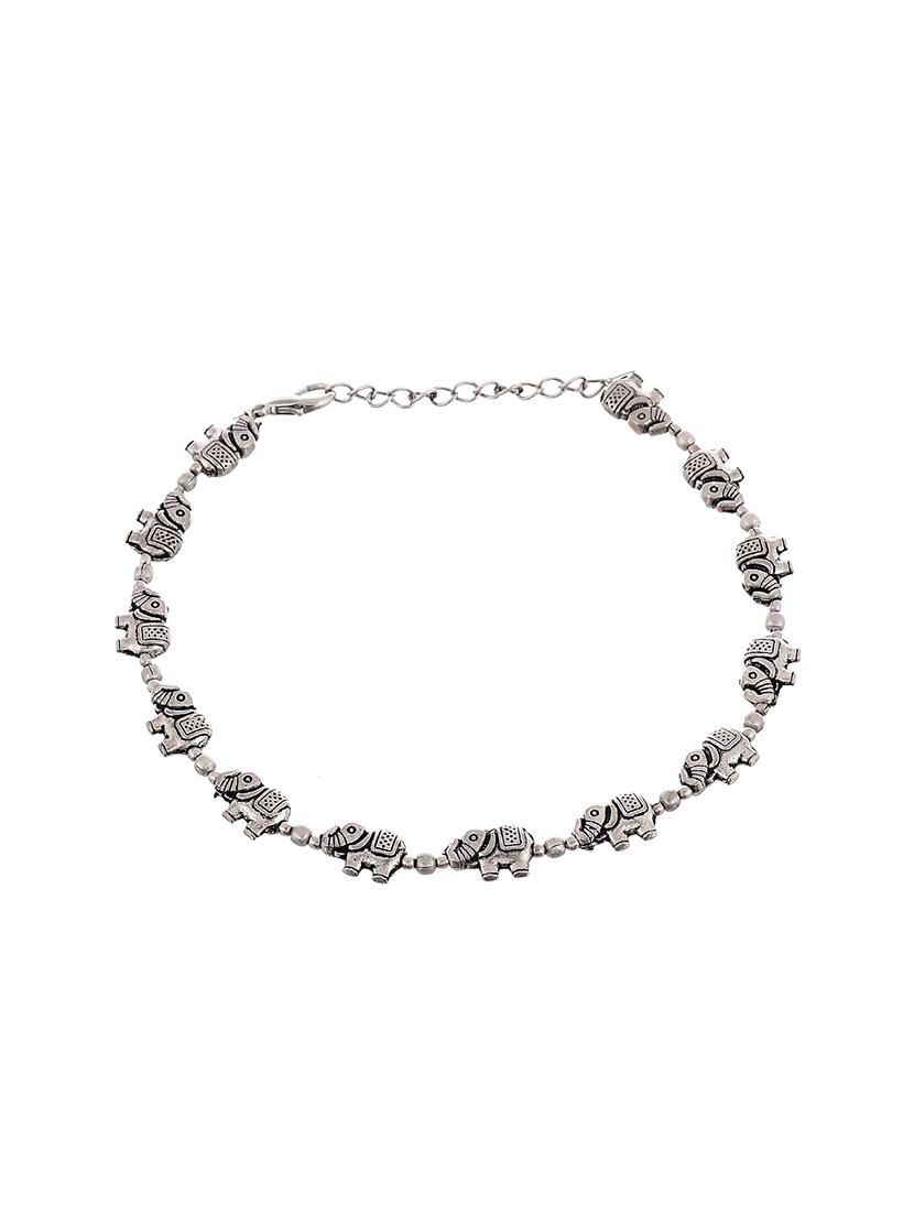 silver brass payal - 17567093 - Zoom Image - 3