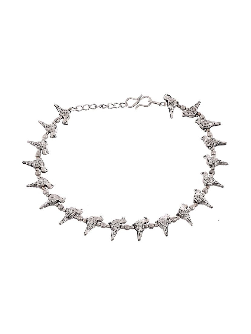 silver brass payal - 17567095 - Zoom Image - 3