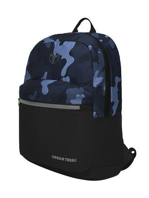 blue polyester backpack - 17567135 - Standard Image - 5