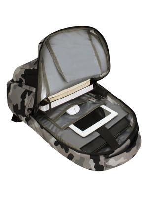 grey polyester backpack - 17567140 - Standard Image - 3