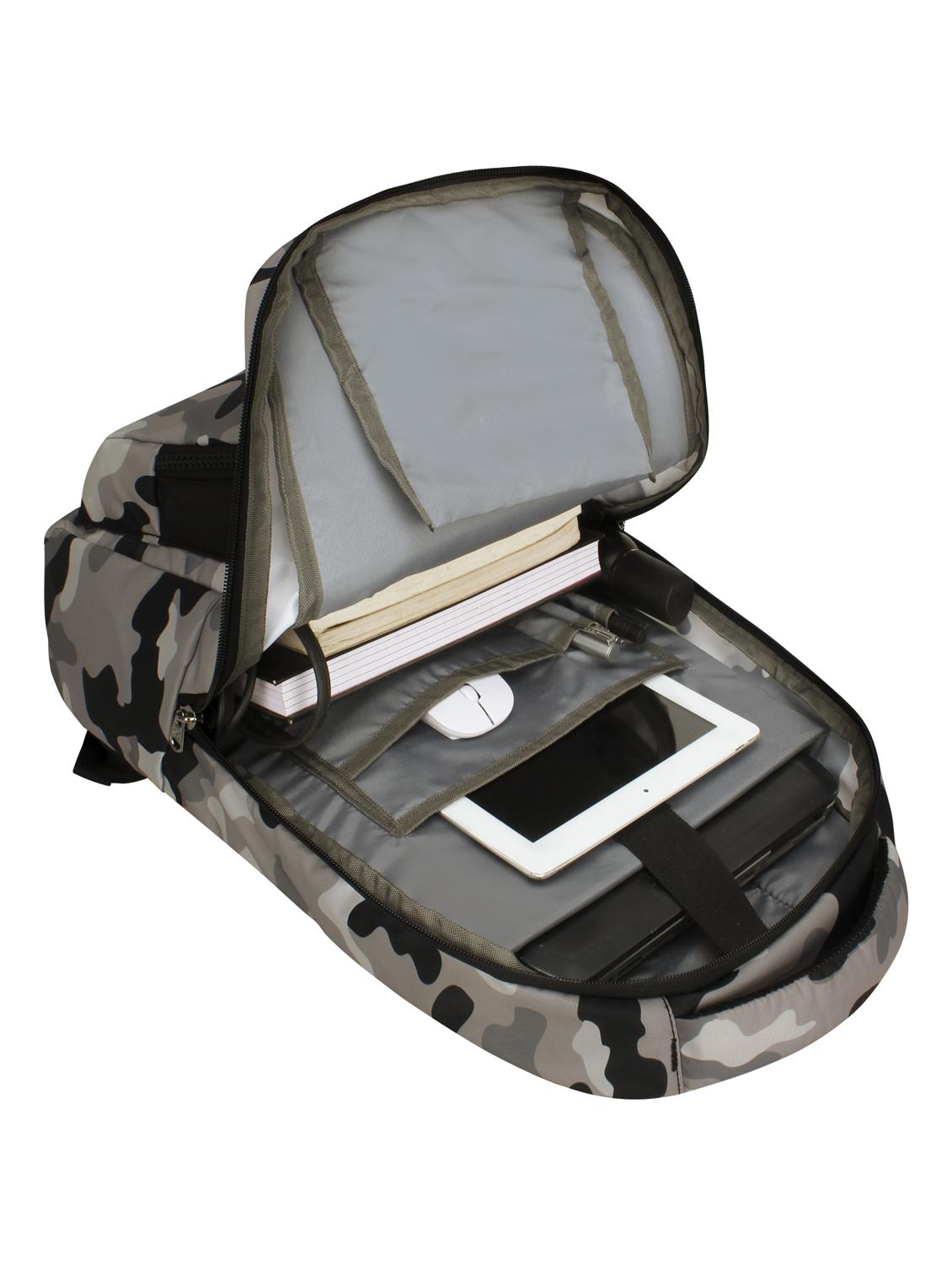 grey polyester backpack - 17567140 - Zoom Image - 3