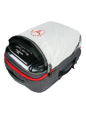 white polyester backpack - 17567143 - Standard Image - 3