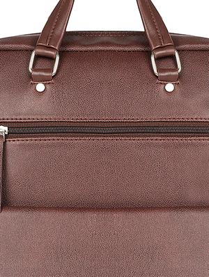 brown leatherette (pu) regular backpack - 17567245 - Standard Image - 4