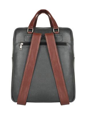 black leatherette (pu) regular backpack - 17567246 - Standard Image - 2