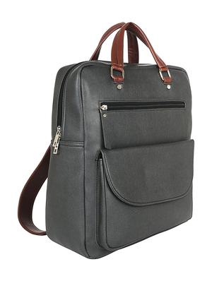 black leatherette (pu) regular backpack - 17567246 - Standard Image - 5