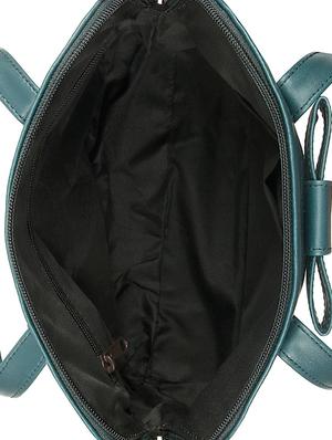 blue leatherette (pu) regular handbag - 17567301 - Standard Image - 3