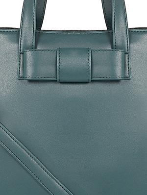 blue leatherette (pu) regular handbag - 17567301 - Standard Image - 4